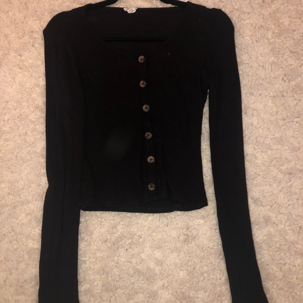 Knitted Button Up Sweater